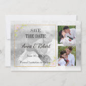 Save The Date Photo Enregistrer la date transparente (Devant)