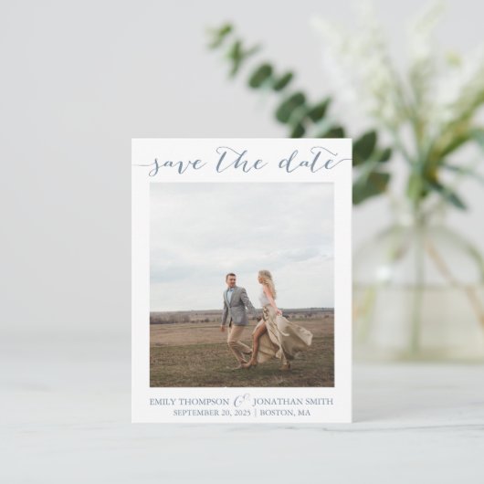 Save The Date Photo Enregistrer les dates avec une photo Dusty B (Debout devant)