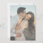 Save The Date Photo et Code QR Mariage Enregistrer la date (Dos)