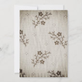 Save The Date Photo Floral Enregistrer La Date (Dos)