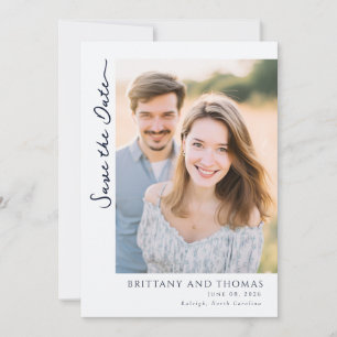 Save The Date Photo Floral Jaune Romantique
