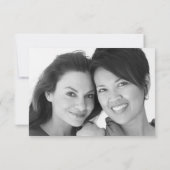 Save The Date Photo gay lesbienne Enregistrer la date (Dos)