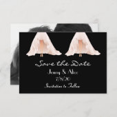 Save The Date Photo gay lesbienne Enregistrer la date (Devant / Derrière)