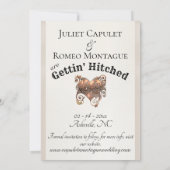 Save The Date Photo & Heart - Crème (Dos)