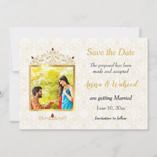 Save The Date Photo hindoue indienne Sauvez la date