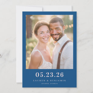 Save The Date Photo joyeuse de la Marine