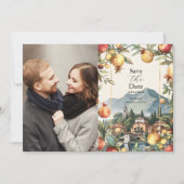 Save The Date Photo Lac de Côme Italie Destination Mariage (Devant)