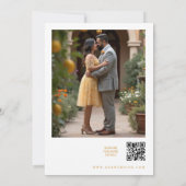 Save The Date Photo Luxury Mediterranean Lemons & Flowers  (Dos)