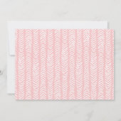 Save The Date Photo manuscrite tendance Pink Script (Dos)