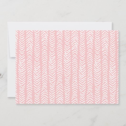 Save The Date Photo manuscrite tendance Pink Script (Dos)