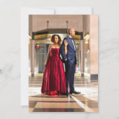 Save The Date Photo Mariage de la couronne de berry d'hiver (Dos)