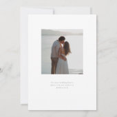 Save The Date Photo Mariage des champs de lavande (Dos)