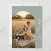 Save The Date Photo Mariage moderne Boho Frame (Devant)
