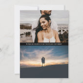 Save The Date Photo minimal sérif (Dos)