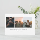 Save The Date Photo minimale (Debout devant)