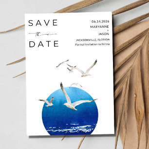Save The Date Photo minimaliste de mariage de la plage de Florid