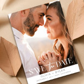 Save The Date Photo Minimaliste Moderne