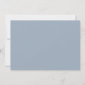 Save The Date Photo minimaliste noir romantique (Dos)