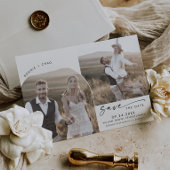 Save The Date Photo moderne Boho Arch 2