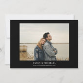 Save The Date Photo moderne chic (Dos)