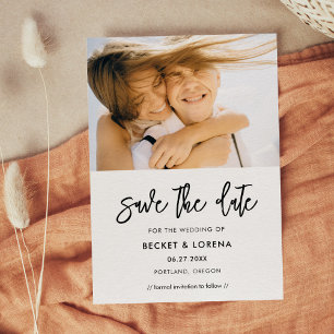 Save The Date Photo moderne contemporaine