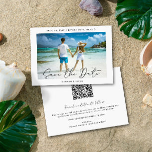Save The Date Photo moderne Enregistrer la date