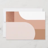 Save The Date Photo moderne et tendance de Couple rose pâle (Dos)