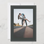 Save The Date Photo moderne Eucalyptus (Dos)