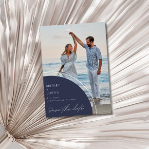 Save The Date Photo moderne Florida Beach Wedding