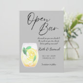 Save The Date Photo moderne Gray Funny (Debout devant)