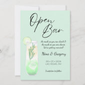 Save The Date Photo moderne Green Funny (Devant)