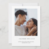 Save The Date Photo Moderne LGBTQ Enregistrer La Date (Dos)