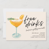 Save The Date Photo Moderne Mariage Drôle Enregistrer La Date (Devant)