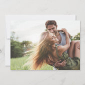 Save The Date Photo Moderne Mariage Drôle Enregistrer La Date (Dos)