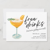 Save The Date Photo Moderne Mariage Drôle Enregistrer La Date (Devant)