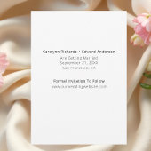 Save The Date Photo moderne Mariage manuscrit Enregistrer La Dat