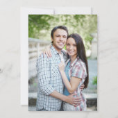 Save The Date Photo moderne Sage Green Ampersand Élégante (Dos)