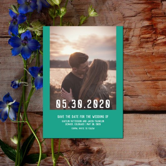 Save The Date Photo moderne simple Enregistrer la date | Arcadia