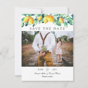 Save The Date Photo personnalisable d'Elegant Toscana Wedding