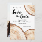 Save The Date Photo personnalisée Mariage Enregistrer la date Bo (Devant / Derrière)