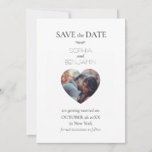 Photo Personnalisée Mariage simple et minimaliste