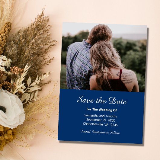 Save The Date Photo QR Code Mariage Fiançailles Enregistrer La D