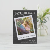 Save The Date Photo Retro (Debout devant)