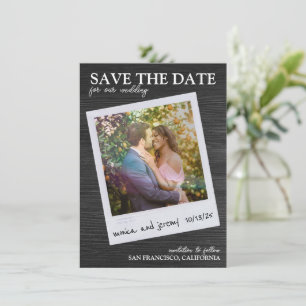 Save The Date Photo Retro