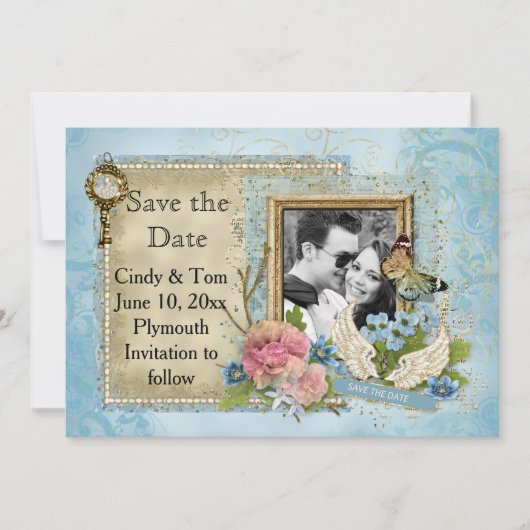 Save The Date Photo romantique Sauvez la date (Devant)