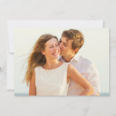 Save The Date Photo Rose Rose Rose Rose Floral Enregistrer la da (Dos)