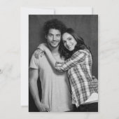 Save The Date Photo Save The Date, Mariage Indien, Noir, Or (Dos)