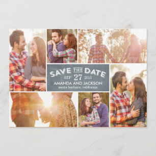 Save The Date Photo Showcase Enregistrer La Date - Tableau De Bo