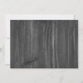 Save The Date Photo simple et rustique | Gris Enregistrer la dat (Dos)