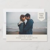 Save The Date Photo simple étiquetée (Devant)